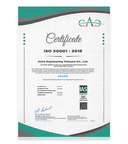 ISO 50001
Energy Management System